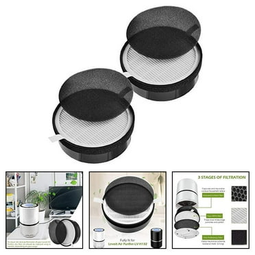 2x Air cleaner for LV-H132 Filter True for HEPA Activated Carbon Filters Kit
