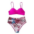 thumbnail image 5 of RXRXCOCO High Waist Bikini Set Sexy Push Up Two Pieces Women Swimsuit, 5 of 11