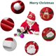 thumbnail image 3 of Gorro de Navidad, gorro de Papá Noel para adultos y niños, gorro de Navidad para fiesta festiva de Navidad (paquete de 6). Afortunado Sencillez, 3 of 5