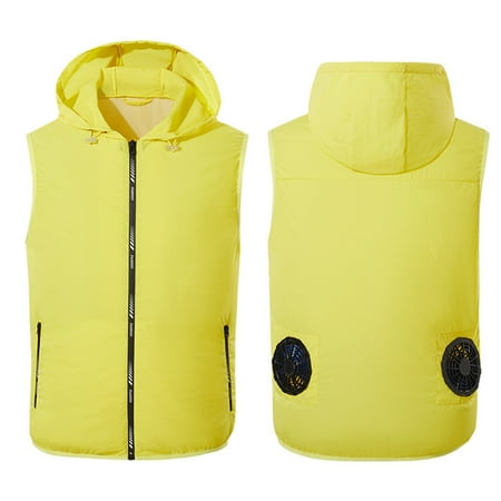 

Heiheiup With FansAir-Conditioning Cool Clothes Overalls Vest SuitsRechargeable Sports Sports Goggles
