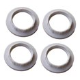 thumbnail image 3 of jifeng 4 Pieces E14 E12 Outer Rings Lamp Holder Bulb Holder Lamp Shade Collar Rings white, 3 of 9
