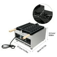 thumbnail image 2 of 1.8KW Commercial Electric Fish Shaped Taiyaki Waffle Baking Making Maker Machine, 2 of 16