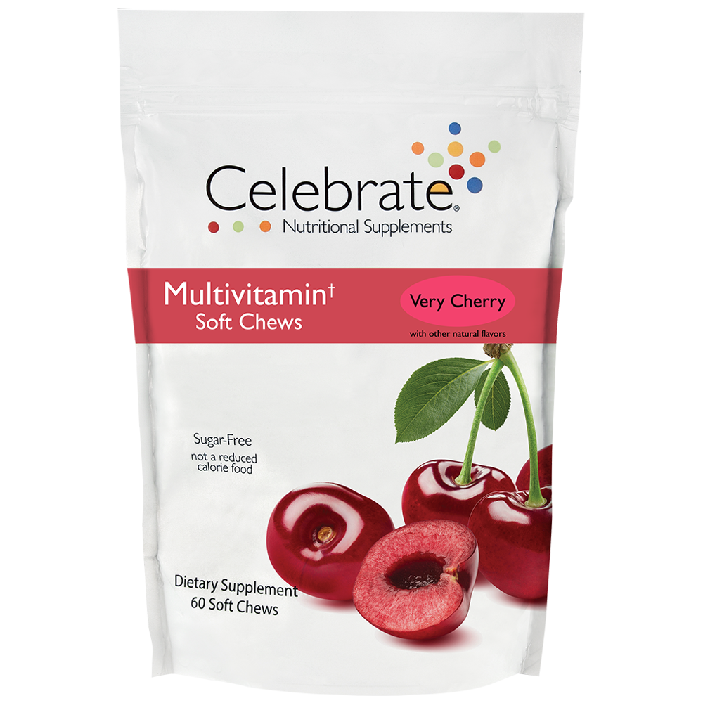 Celebrate Vitamins Bariatric Multivitamin Soft Chews Very Cherry
