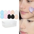 thumbnail image 2 of 6/10 Pcs Finger Powder Puff Makeup Puff Triangles Powder Puff Dry Wet Beauty Makeup Tool Small Makeup Sponge for Face, 2 of 8