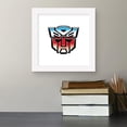 thumbnail image 2 of Gallery Pops Hasbro Transformers - Autobot Faction Icon Wall Art, White Framed Version, 12" x 12", 2 of 5