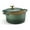 Green, variant on Tramontina Bestow 7-Quart Enameled Cast Iron Oval Dutch Oven with Lid, Gradated Cobalt, Oven-Safe