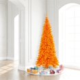 thumbnail image 2 of Vickerman 7.5' Orange Fir Artificial Christmas Tree with 500 Orange LED Lights, 2 of 3