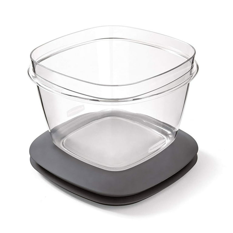 Rubbermaid Premier Easy Find Lids Food Storage Containers, Gray