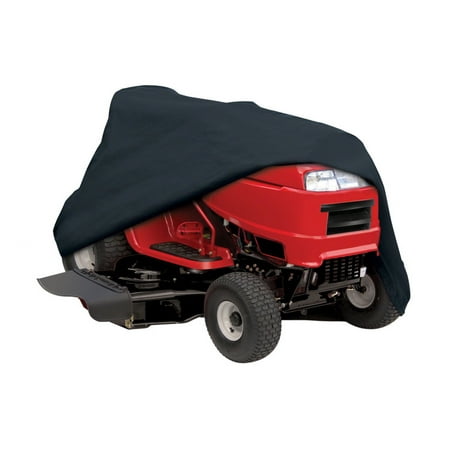 Classic Accessories Black Riding Lawn Mower Tractor Storage Cover, Fits Lawn Tractors with Decks