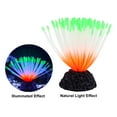thumbnail image 5 of Soft Silicone Glowing Aquarium Anemone Aquatic Artificial Coral for Fish Tank Green 18.5cm Height, 5 of 7