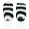 thumbnail image 1 of 2 small dog spring and autumn clothes puppy pet striped vest cat vest thin, 1 of 5