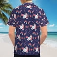 thumbnail image 6 of High Quality Hawaiian Shirts for Men Short Sleeve Aloha Beach Shirt Floral Summer Casual Button Down Shirts Blouses C5C6PV, 6 of 7