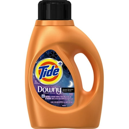 Tide Plus Downy Sweet Dreams Liquid Laundry Detergent, 19 Loads 40 oz