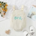 thumbnail image 2 of MeetoTime Baby Boys Girls Jumpsuits Printed Embroidered Suspender Newborn Infant Rompers Baby Crawling Clothes, 2 of 7