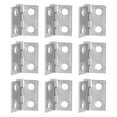 thumbnail image 4 of 100pcs Wooden Box Hinges Mini Cupboard Hinges with Screw Home Accessories, 4 of 7