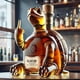 thumbnail image 4 of Personalized Whiskey Glass, Decanter Whiskey, Novelty Handmade Glass Wine Bottle Funny Animal-Themed Barware, Gifts For owl Lovers And Handmade( 300ml), 4 of 5