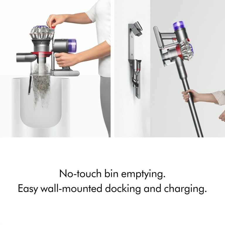Dyson V8 Rechargeable Cordless Vacuum for Pets Hardwood Floors Silver New Walmart