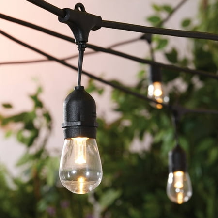 Better Homes & Gardens 22ft Outdoor LED Cafe String (Best Led String Lights)