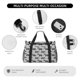 thumbnail image 4 of Fotbe Gray Tractor Bolsa de Viaje con Estampado, Bolsa de Fin de Semana para Mujer con Compartimento para Zapatos, Bolsa de Gimnasio con Bolsillo Húmedo, 4 of 7