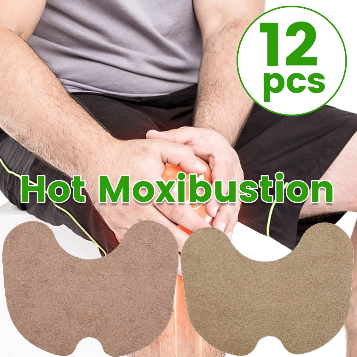 MTFun 12pcs Pain Relief Patches Knee Joint Pain Plaster Warming Herbal