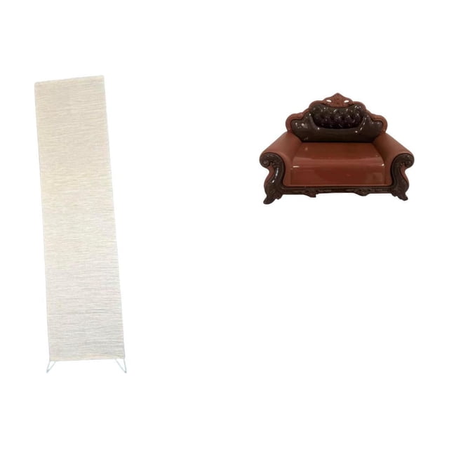 Pantalla De Lámpara De Pie De Papel Para Sala De Estar Y Sofá En Miniatura, Modelo De Sillón Individual, Accesorio DIY Para Micropaisajes, Decoración De Regalo.