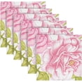 thumbnail image 6 of GZHJMY Rose Flowers Napkins Table Decorations Napkin Set for Gift Giving, Dining, Parties 20 x 20in, 6 of 7