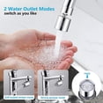thumbnail image 2 of 360° Swivel Aerator Filter Faucet with 2 Spray Modes Anti-Splash Descaling Accessories for Bathroom Kitchen Sink,, 2 of 5