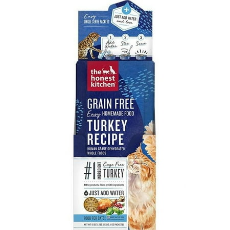 UPC: 0850012047957 | Honest Kitchen 850012047957 1 oz Grain Free Dehydrated Turkey Cat Food Pack of 10