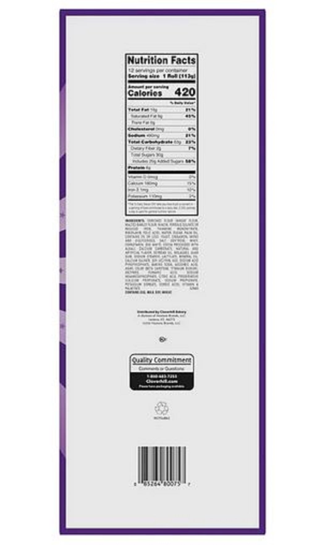Big Texas Cinnamon Roll (4 oz., 12 pk.) pack of 2