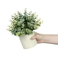 thumbnail image 5 of Mainstays 8.5" Artificial Eucalyptus Plant in Cream Pot, 5 of 9