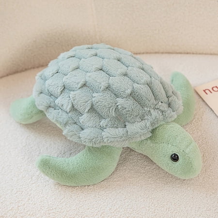 AuroraX Weighted Turtle Stuffed Animals Soft Small Cute Plushie for Anxiety 11 Inch Plush Pillows Toys for Girls Boys Adults Birthday Gifts