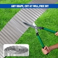 thumbnail image 4 of SnugNiture Garden Landscape Edging Border, 6 Inch x 40 FT Metal Lawn Garden Border Edges for DIY Flower Beds,Pathways and Patio Design,Sliver, 4 of 7
