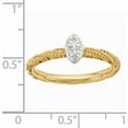 thumbnail image 2 of Diamond Sterling Silver Yellow Gold-Plated Ring, 2 of 7