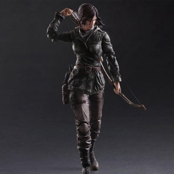 New Tomb Raider Lara Croft (Articular Mobility Ver) Character Anime Model Statue Action Figures Desktop Ornament Popular Decorations Fan Souvenirs Creative Gift Collectable