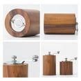 thumbnail image 5 of Wooden Salt Pepper Grinder, Manual Peppercorn Spices Mill Refillable Classic Grinding Chili Herbs Crusher Tool with Long Crank Shaker Tableware Gift Kitchen Utensils for Home Dining Restaurant, 5 of 11