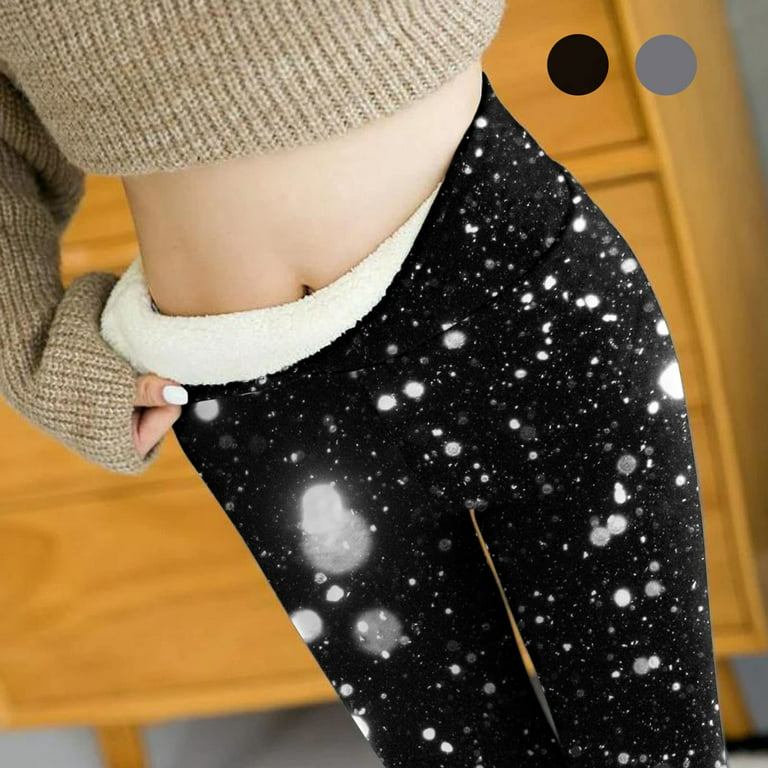 Leggings For Women Plus Size,Winter Sherpa Fleece Lined Leggings For Women, High  Waist Stretchy Thick Cashmere Plush Warm Thermal Pants Elastic Leggings  Pants Leggings TéRmicos Para Mujer 