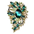 thumbnail image 5 of Hyasfey Elegant Irregular Shape Brooch Colorful Glass Shining Rhinestones Inlaid Suit Lapel Pin Temperament Scarf Buckle Badge Dress Coat Accessories, 5 of 8
