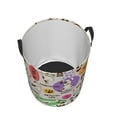 thumbnail image 3 of Kll Dog Doing Yoga Waterproof Foldable Laundry Hamper Bucket With Handles For Storage Bin,Kids Room,Home Organizer (Medium), 3 of 8
