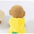 thumbnail image 3 of Disfraz navideño para perro, abrigo de invierno con forro polar suave | Traje cálido para perros pequeños, medianos y grandes, 3 of 5