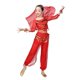 thumbnail image 2 of Conjuntos de top de lentejuelas de manga larga para niños, pantalones largos con cintura elástica, traje de baile dividido de talla mediana para niños con cadena en la cintura, diadema y pulsera, conj, 2 of 7