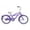 Purple, variant on Micargi JETTA 20' Beach Cruiser Coaster Brake Single Speed Stainless Steel Spokes One Piece Crank Alloy Purple Rims 36H Color: PURPLE