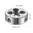 thumbnail image 2 of Unique Bargains 1/4'-32 UNEF Alliage Outil Acier Machine Filetage Rond Matrice Outil à Main, 2 of 5