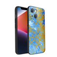 thumbnail image 1 of Compatible with iPhone 14 Phone Case, Blue-Golden-Marble-30 Case Silicone Protective for Teen Girl Boy Case for iPhone 14, 1 of 1