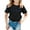 Black1, variant on Toddler Girls Tee Tops Shell Starfish Printing Crewneck Short Sleeve Top Casual Wear Trendy Loose Kids Girls Summer Tee Tops,5 -6 Years