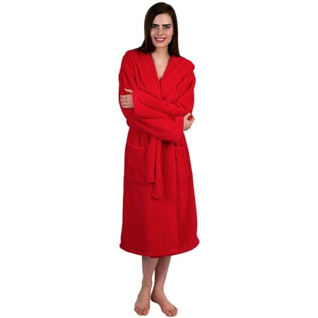 TowelSelections - TowelSelections Women's Robe, Plush Fleece Hooded Spa ...