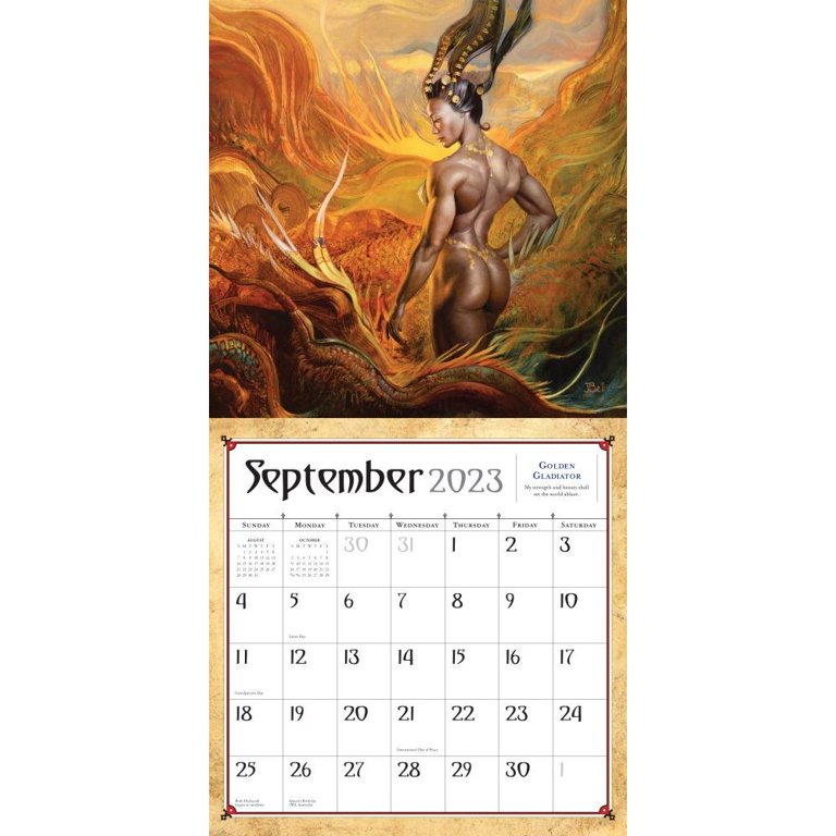Boris Vallejo & Julie Bell's Fantasy Wall Calendar 2023 : Escape to a World Swirling with Mystery and Magic (Calendar) - Walmart.com boris-vallejo-julie-bell-s-fantasy-wall-calendar-2023-escape-to-a-world-swirling-with-mystery-and-magic-calendar-walmart-com
