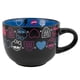 thumbnail image 2 of Tarro Jumbo de Cerámica Bitono Ambient 21 Diseño Monster High Metalizado Capacidad 820 ml Negro/Azul, 2 of 4