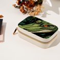 thumbnail image 7 of Crocodile Velvet Portable Jewelry Box with Removable Compartment - Necklace, Earring, and Travel Organizer - Gift, 7 of 7