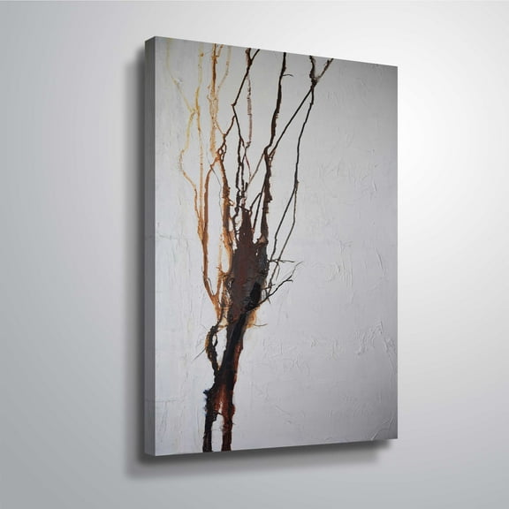 Artwall #1 In the Woods Where I Walk, Gallery Wrapped Canvas by Patricia Coulter