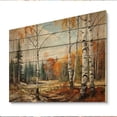 thumbnail image 2 of Designart "Seasonal Birch Birch Wood II" Tree Birch Print on Natural Pine Wood, 2 of 5